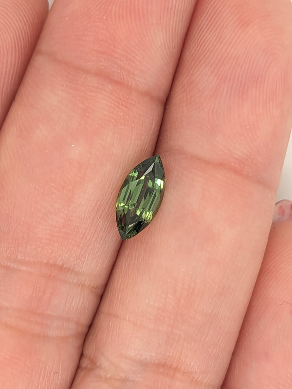 1.51ct Green Sapphire Marquise