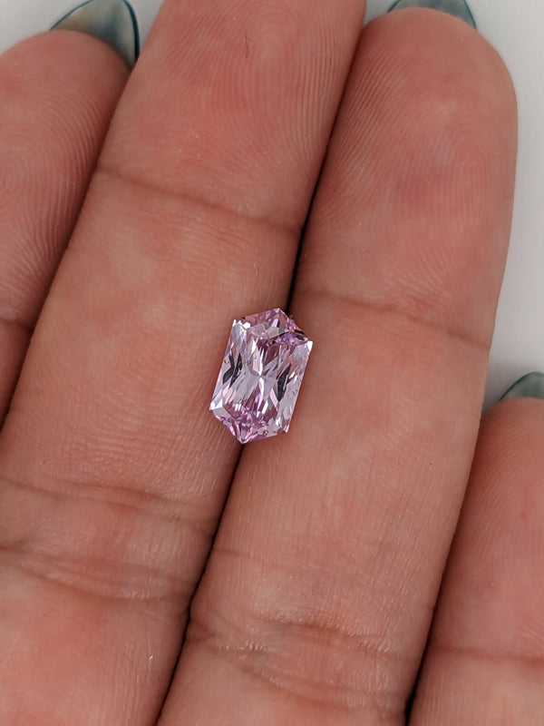 2.02ct Pink Sapphire Elongated Hexagon