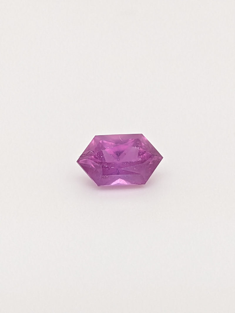 1.19ct Pink Sapphire Elongated Hexagon