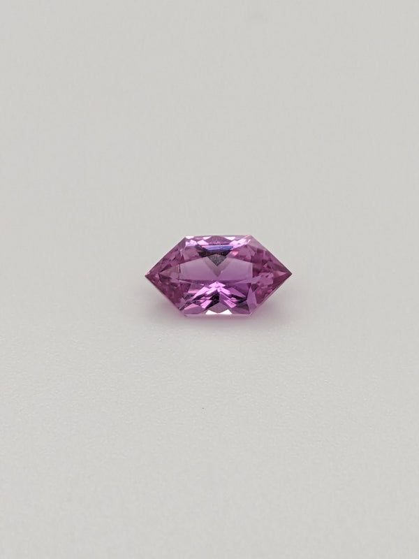 1.00ct Pink Sapphire Elongated Hexagon