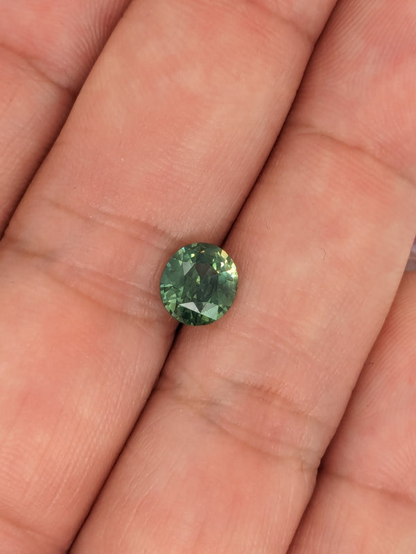2.02ct Teal Sapphire Oval