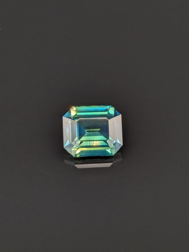 2.52ct Parti Sapphire Emerald Cut