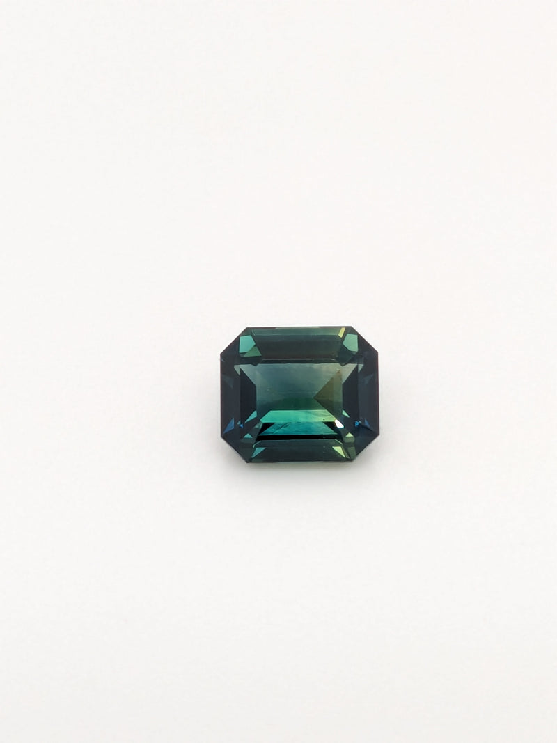 2.52ct Parti Sapphire Emerald Cut