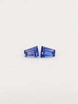 0.66ctw Tanzanite Tapered Baguette Matched Pair