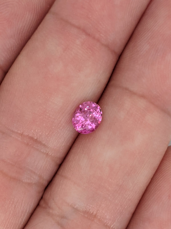 0.89ct Pink Sapphire Oval