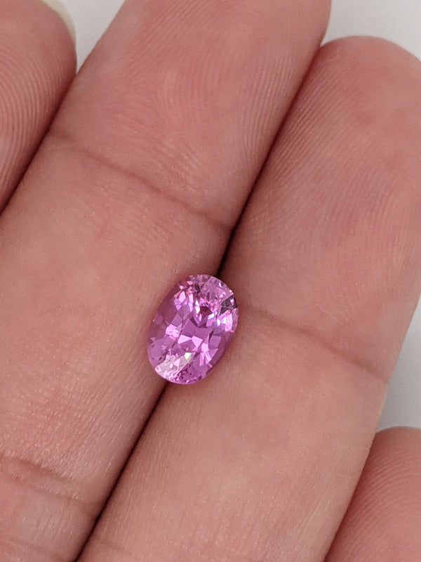 1.68ct Pink Sapphire Oval