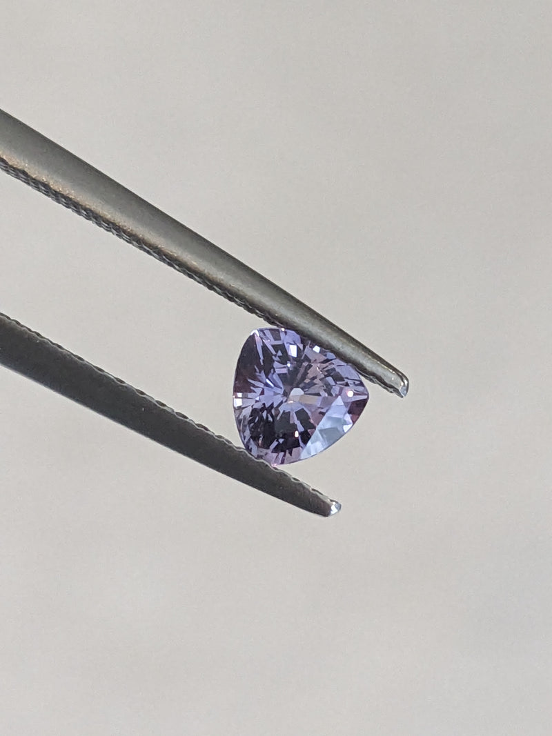 0.58ct Purple Sapphire Trillion