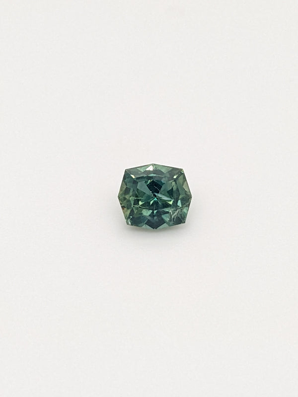 1.18ct Teal Sapphire Geometric Cut