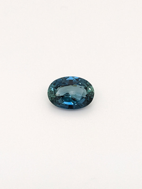 3.02ct Teal Sapphire Oval