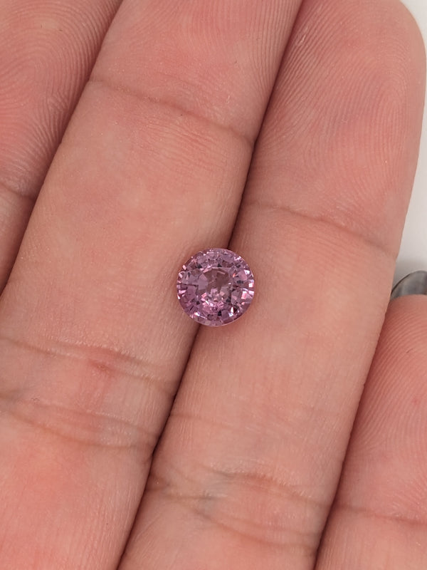 1.39ct Purple Sapphire Round