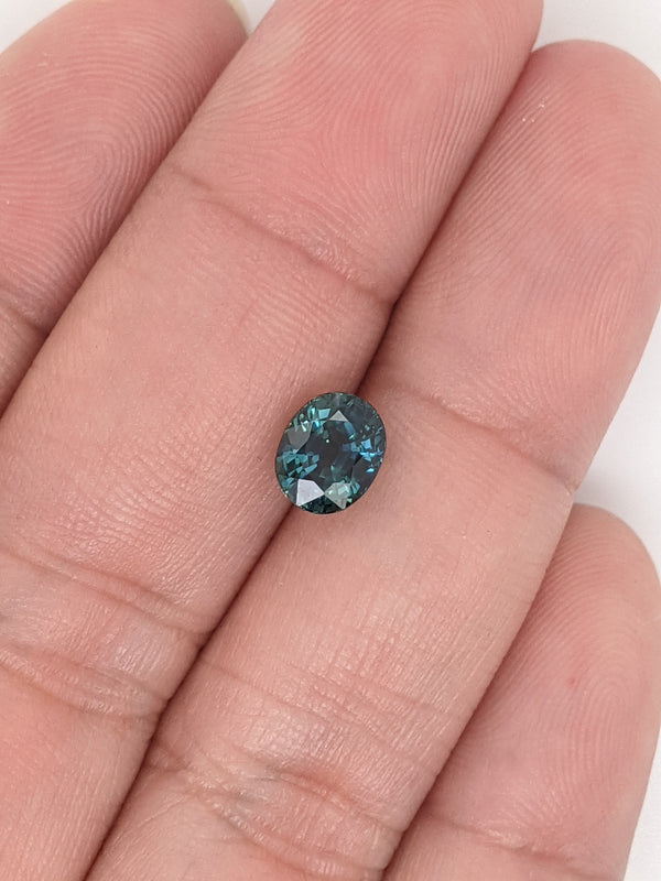 1.76ct Teal Sapphire Oval