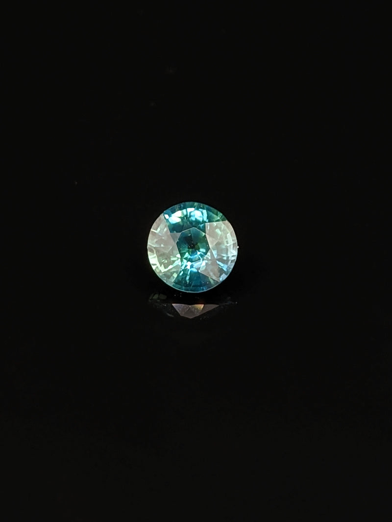 0.66ct Teal Sapphire Round