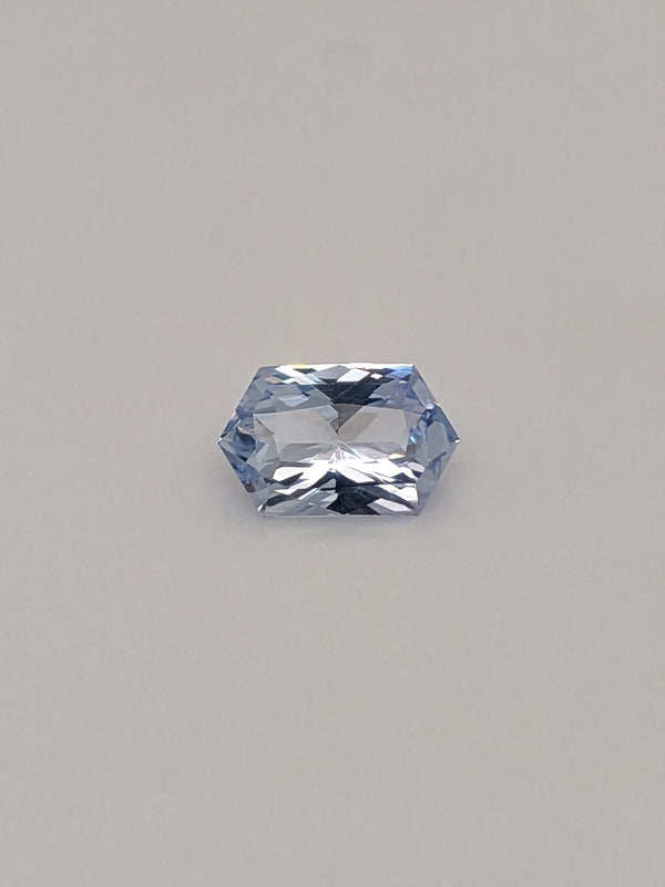 1.51ct Grey Sapphire Elongated Hexagon