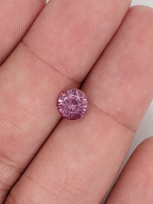 1.28ct Pink Sapphire Round