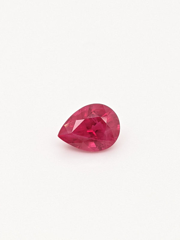1.36ct Ruby Pear Shape