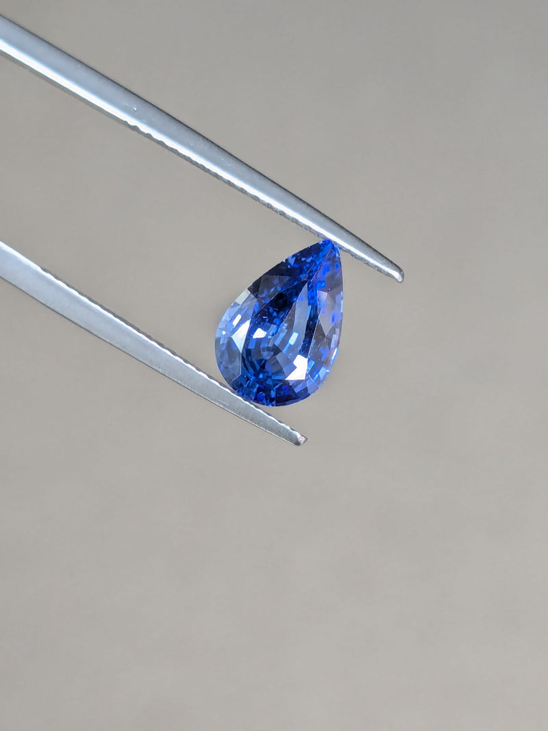 2.00ct Blue Sapphire Pear Shape