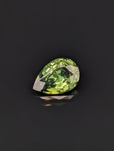 2.76ct Green Sapphire Pear Shape