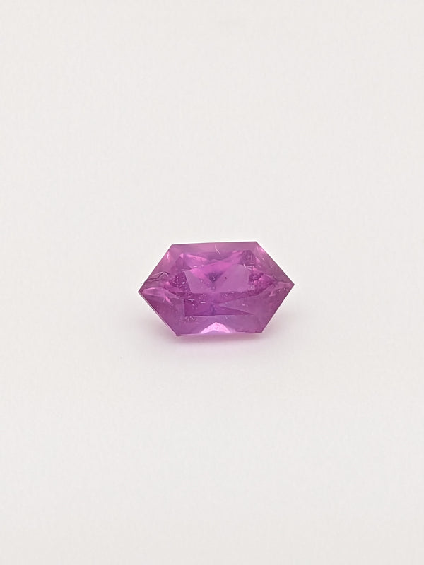 1.19ct Pink Sapphire Elongated Hexagon