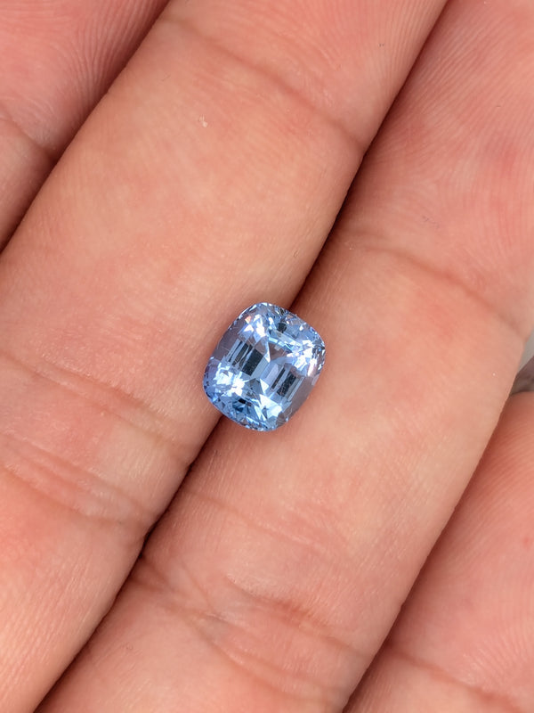 2.05ct Blue Sapphire Cushion Cut