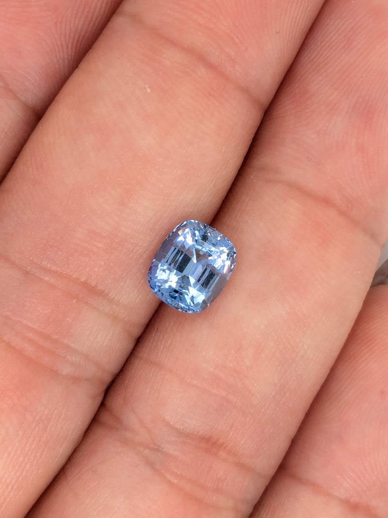 2.05ct Blue Sapphire Cushion Cut