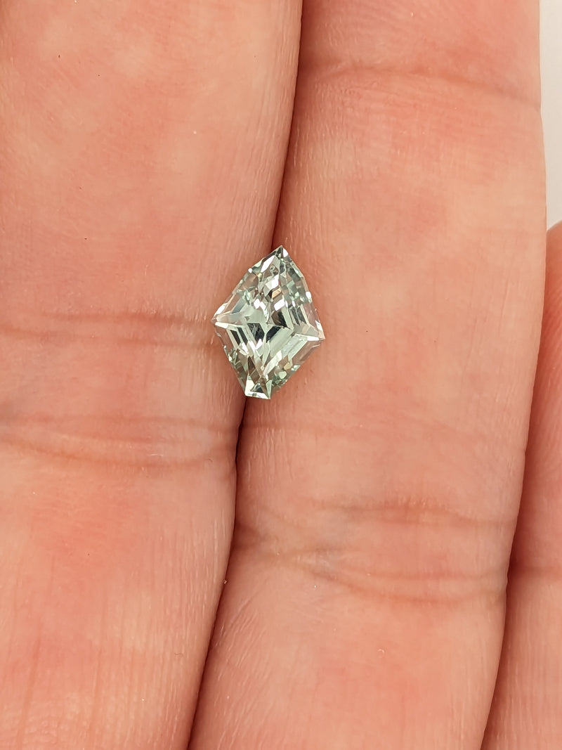 1.11ct Mint Sapphire Kite Shape