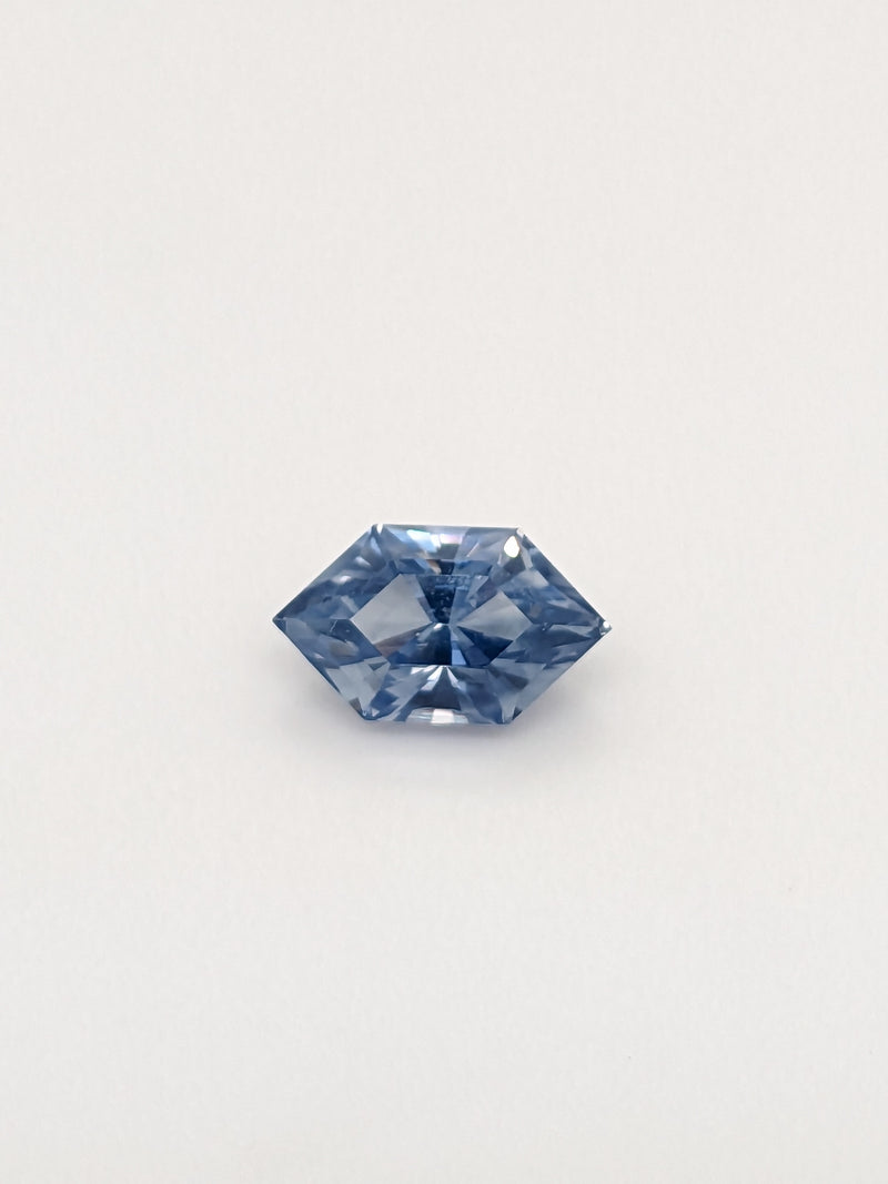 2.30ct Blue Sapphire Elongated Hexagon