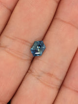 1.39ct Blue Sapphire Elongated Hexagon