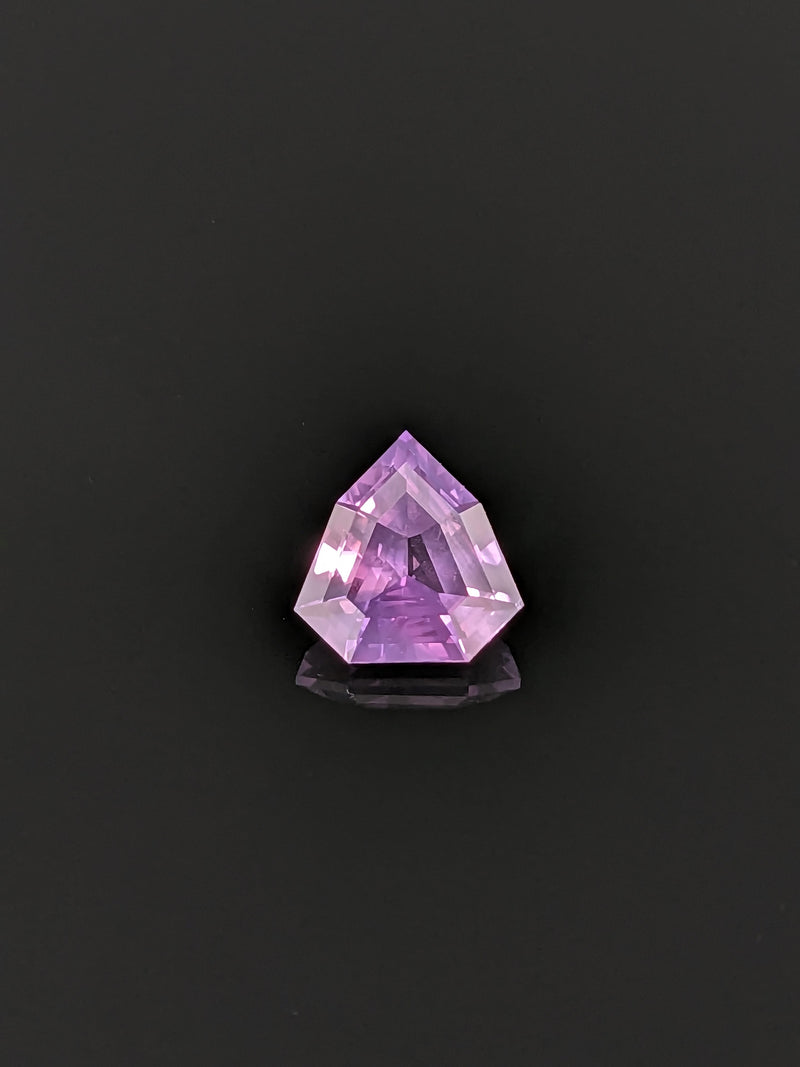 2.04ct Purple Sapphire Shield Cut