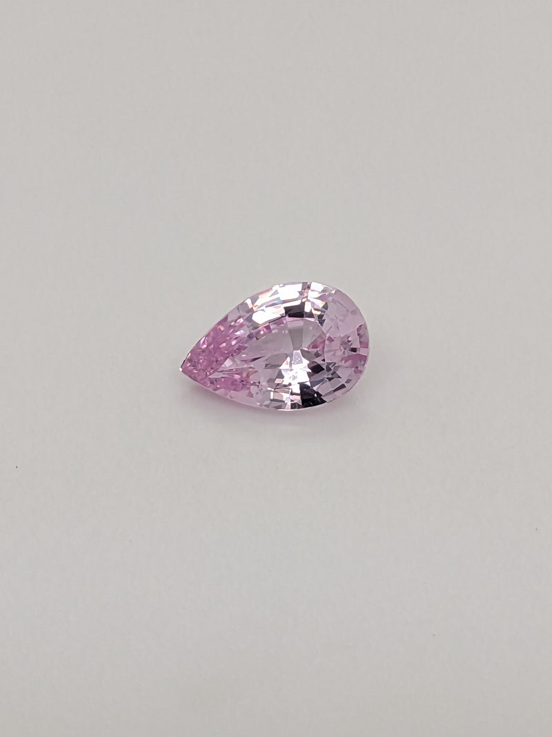 1.63ct Pink Sapphire Pear Shape