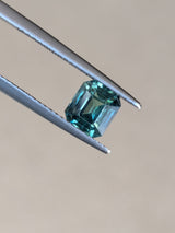 1.68ct Teal Sapphire Emerald Cut