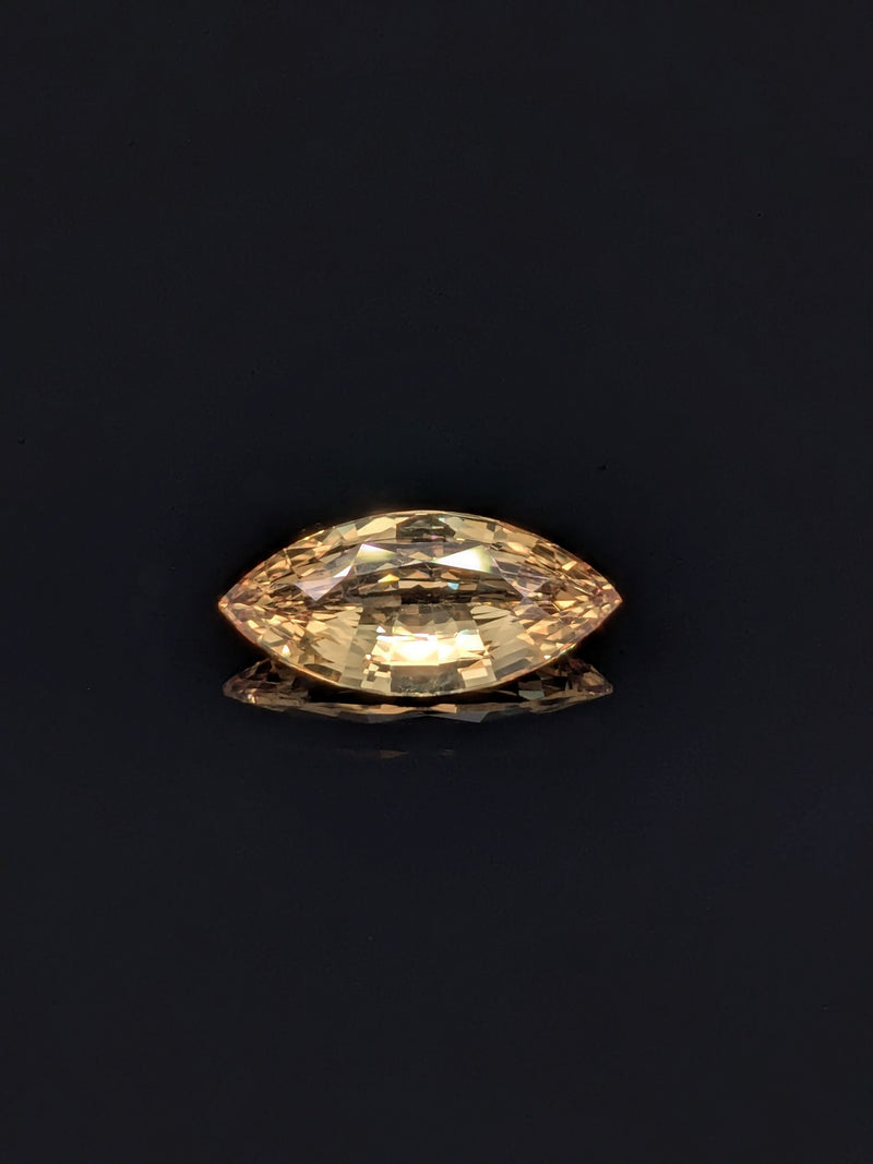 2.20ct Orange Sapphire Marquise