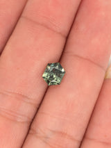 1.60ct Grey Sapphire Elongated Hexagon