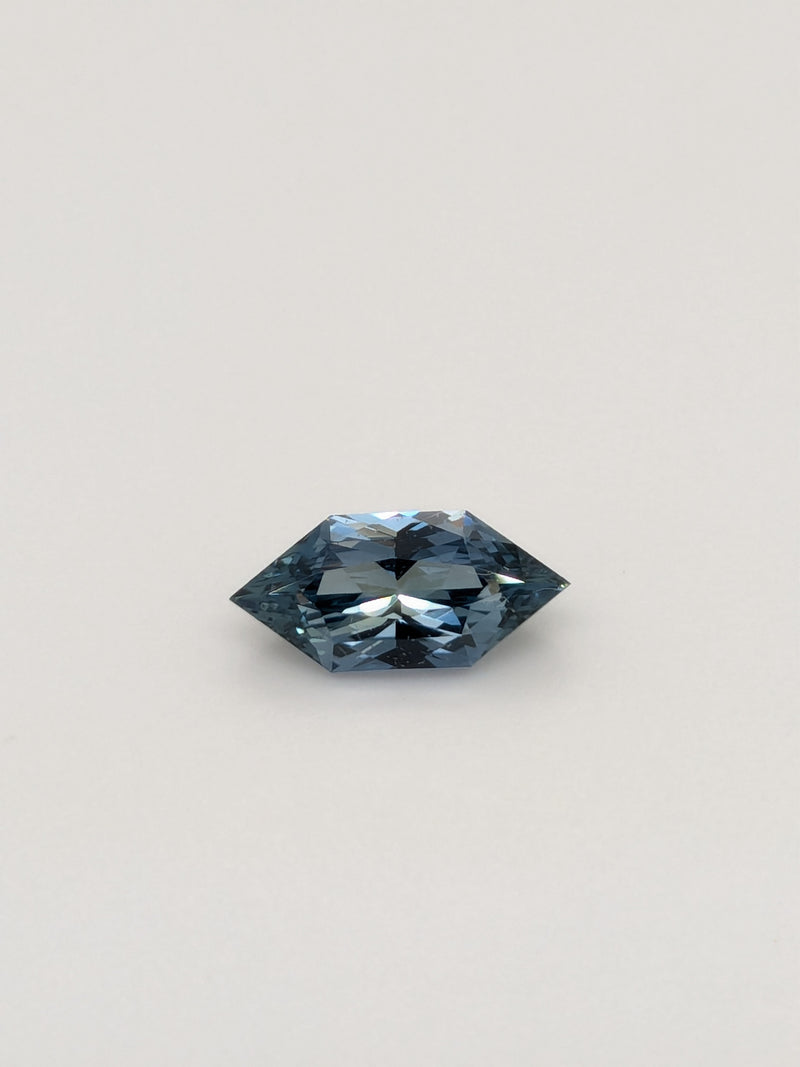 1.54ct Grey Sapphire Elongated Hexagon