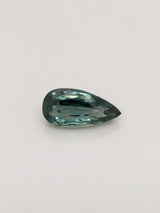 2.69ct Teal Sapphire Pear Shape