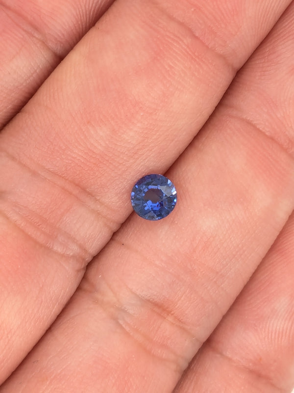 0.71ct Purple Sapphire Round