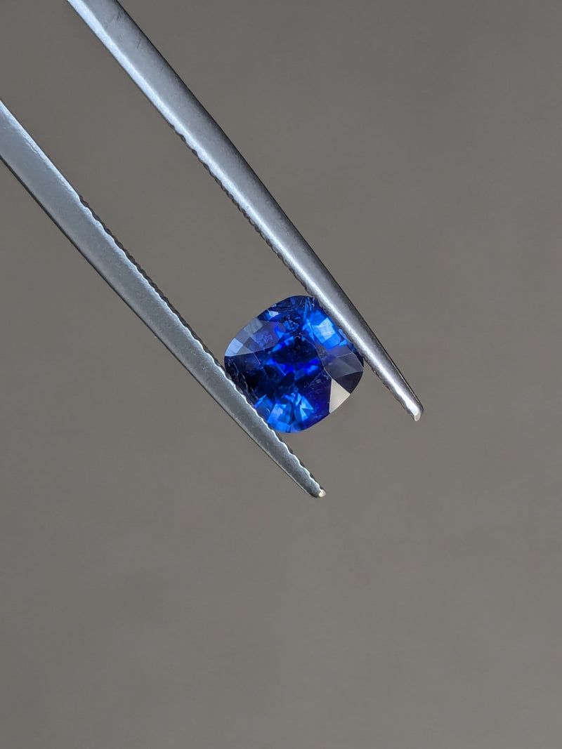 1.11ct Blue Sapphire Cushion Cut