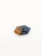 2.37ct Parti Sapphire Elongated Hexagon