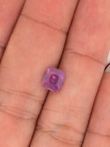 1.57ct Opalescent Magenta Sapphire Cushion Cut