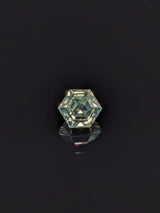 1.54ct Mint Sapphire Hexagon