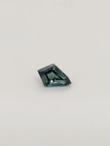 1.17ct Teal Sapphire Kite Shape