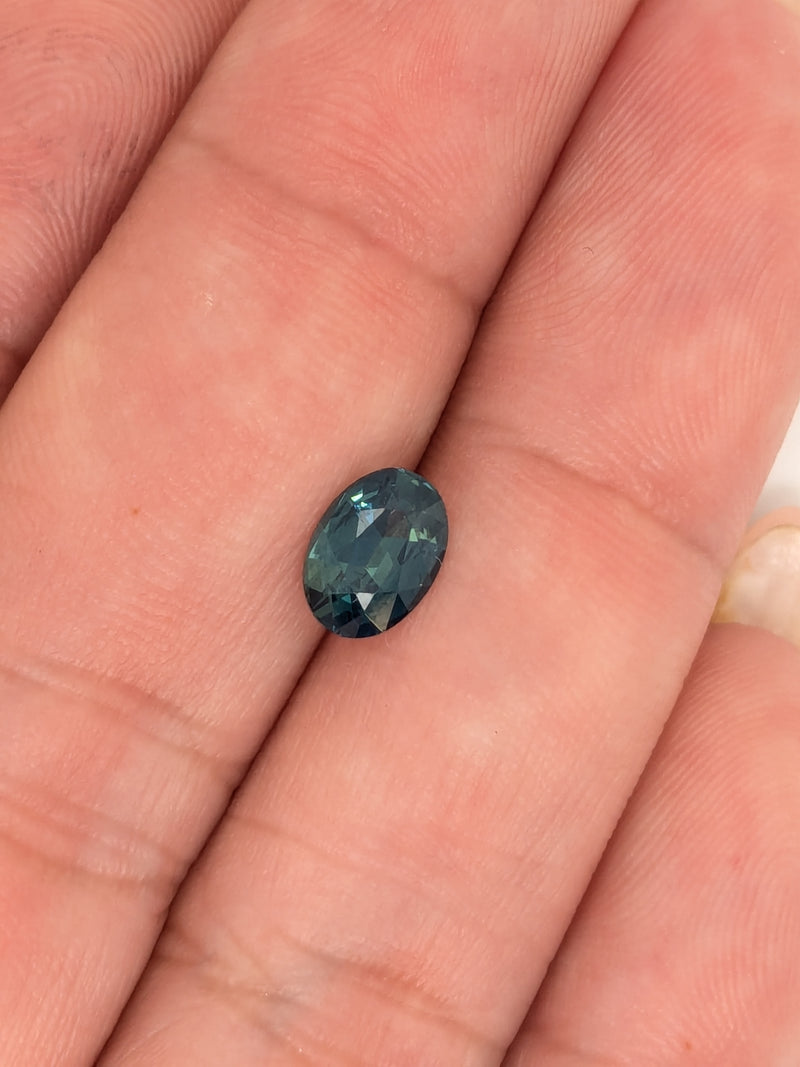 1.17ct Teal Sapphire Oval