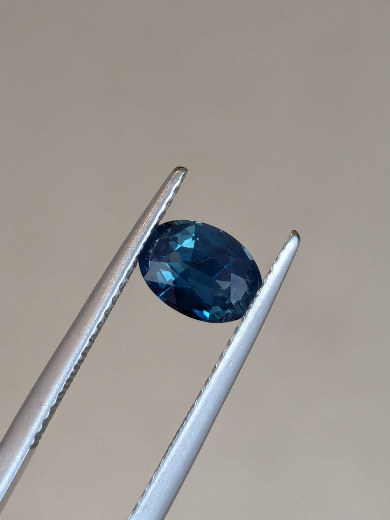 1.17ct Teal Sapphire Oval