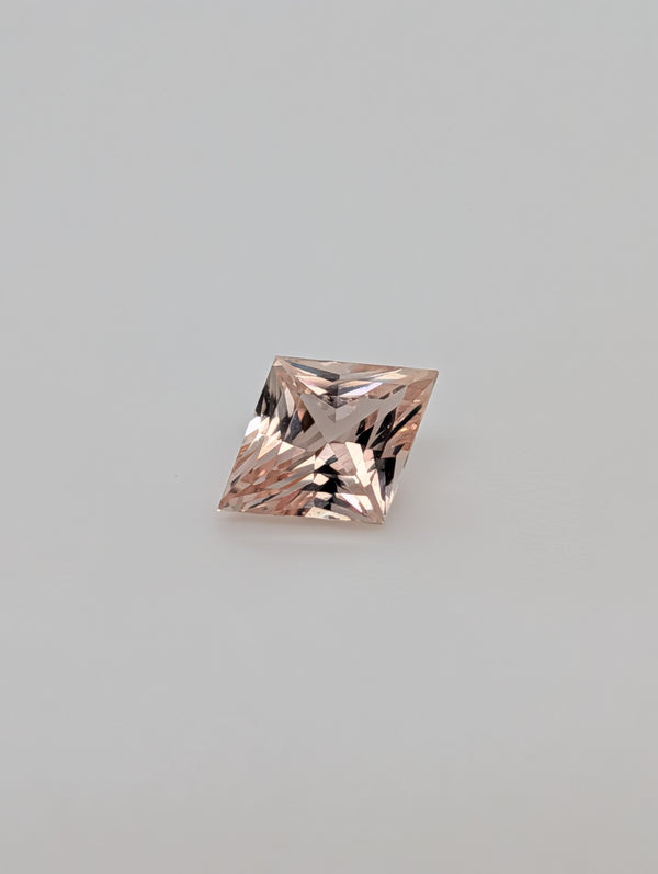 1.06ct Peach Sapphire Kite Shape