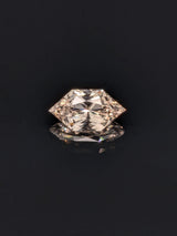 1.55ct Peach Sapphire Elongated Hexagon