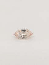 1.55ct Peach Sapphire Elongated Hexagon