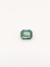 1.05ct Opalescent Teal Sapphire Emerald Cut