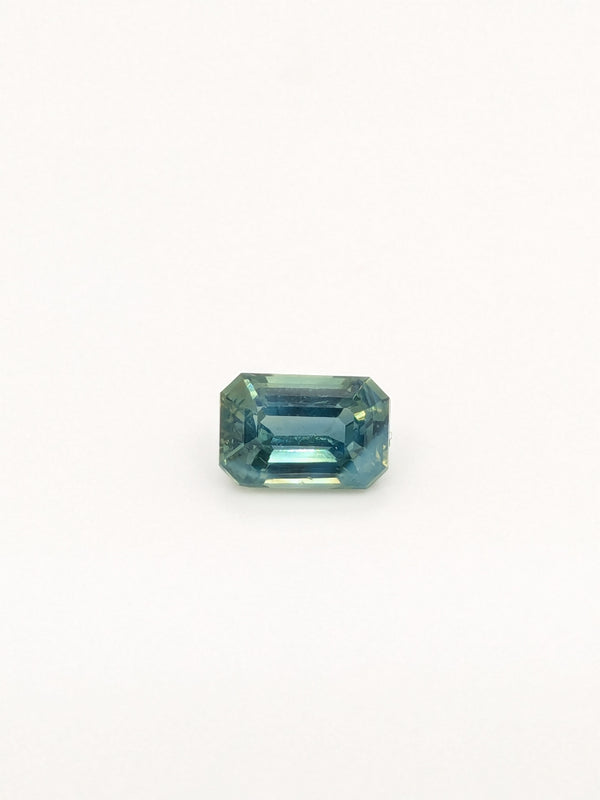 2.03ct Teal Sapphire Emerald Cut