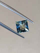 2.12ct Teal Sapphire Princess Cut