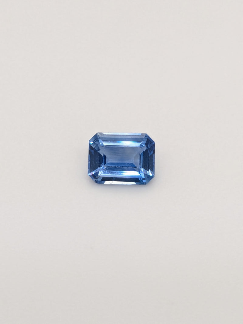 1.35ct Blue Sapphire Emerald Cut