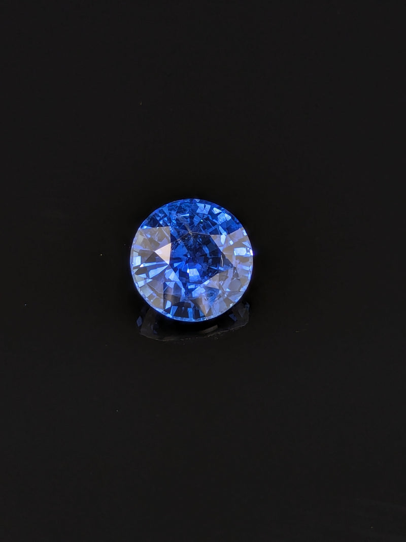 3.06ct Blue Sapphire Round